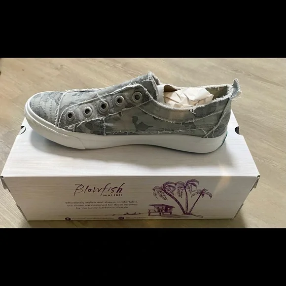 Blowfish Play - gray camo canvas shoes - Picture 3 of 10